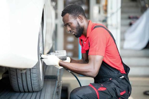 Tires should be rotated every 6,000 miles.