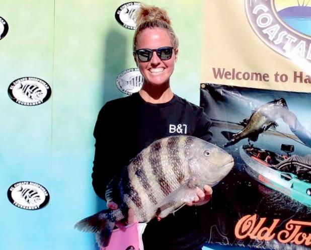 Meghan Traylor won the 2022 El Cheapo with an 11.06-pound fish. (photo submitted)