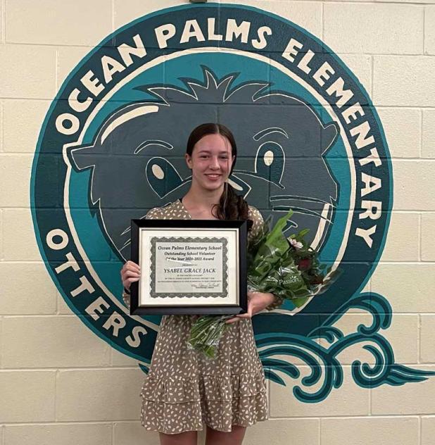 Ysabel Jack was named Outstanding Youth Volunteer of the Year. (photo submitted)