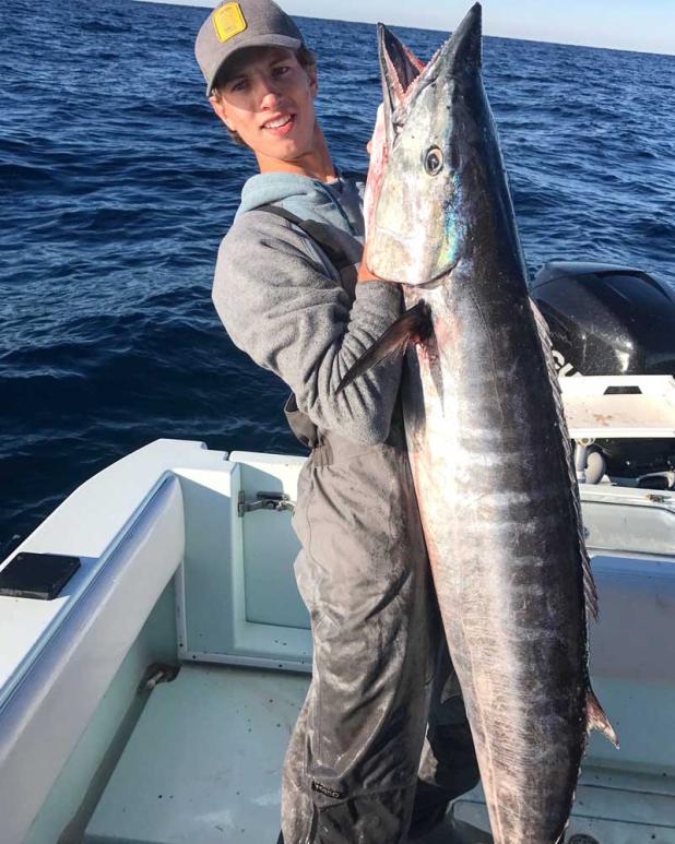 James Loisel hefting a North Florida Wahoo. (photo submitted)