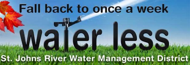 When “falling back” – turning your clocks back an hour – it’s also time to change your irrigation system timer to water your lawn only on your designated watering day.