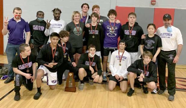 Fletcher High School's wrestling team. (photo submitted)