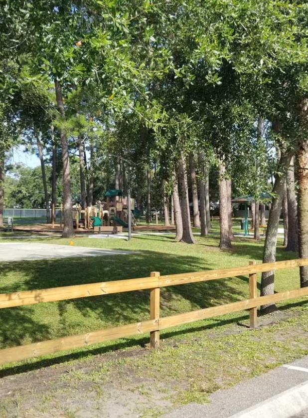 Jack Russell Park is one of the many Atlantic Beach parks being evaluated in the city's Master Parks Plan. (photo by Aline Bailey)