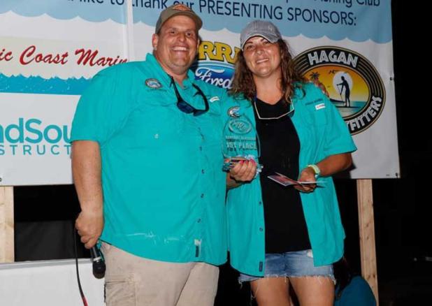 The recent El Cheapo sheepshead tournament was another big success. Ashley Rehberg took the win with a 10.2-pound fish. (photo submitted)