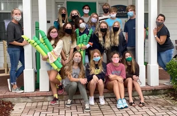 Atlantic Beach Youth Council members pictured, from left, are (top row) Avery Little, Isabella MacDonald, Grant Tucker, Abbie Pope, CJ Butler, Keller Gray, Thomas Grant, (middle row) Bella Rastrelli, Priscilla MacDonald, Haley Nelson, Payten Gray, Anna Ferguson, (bottom row) Summer Sklenicka, Ava Rathet, Emily Pope and Bret Tolbert. Parent advisors pictured are Kari Ferguson (left) and Dawn Pope. (photo submitted)